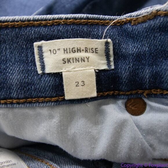 Madewell women's 10" High-Rise Skinny Jeans in Bradshaw‎ Wash, size 23 - Picture 9 of 16